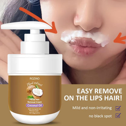 Melatone® Crema Removedora de Vellos Con Aceite De Coco